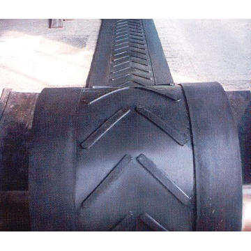 Types Chevron Rubber Conveyor Belt for Steep Inclined Materials Conveying